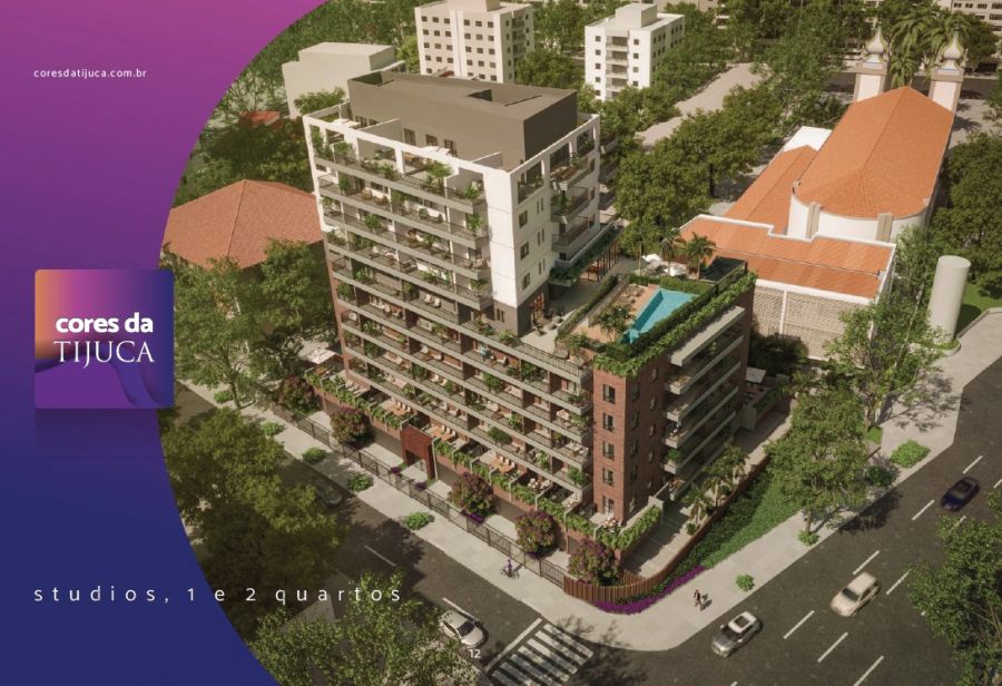 Apartamento 2 quartos na Tijuca com lazer e metrô ao lado
